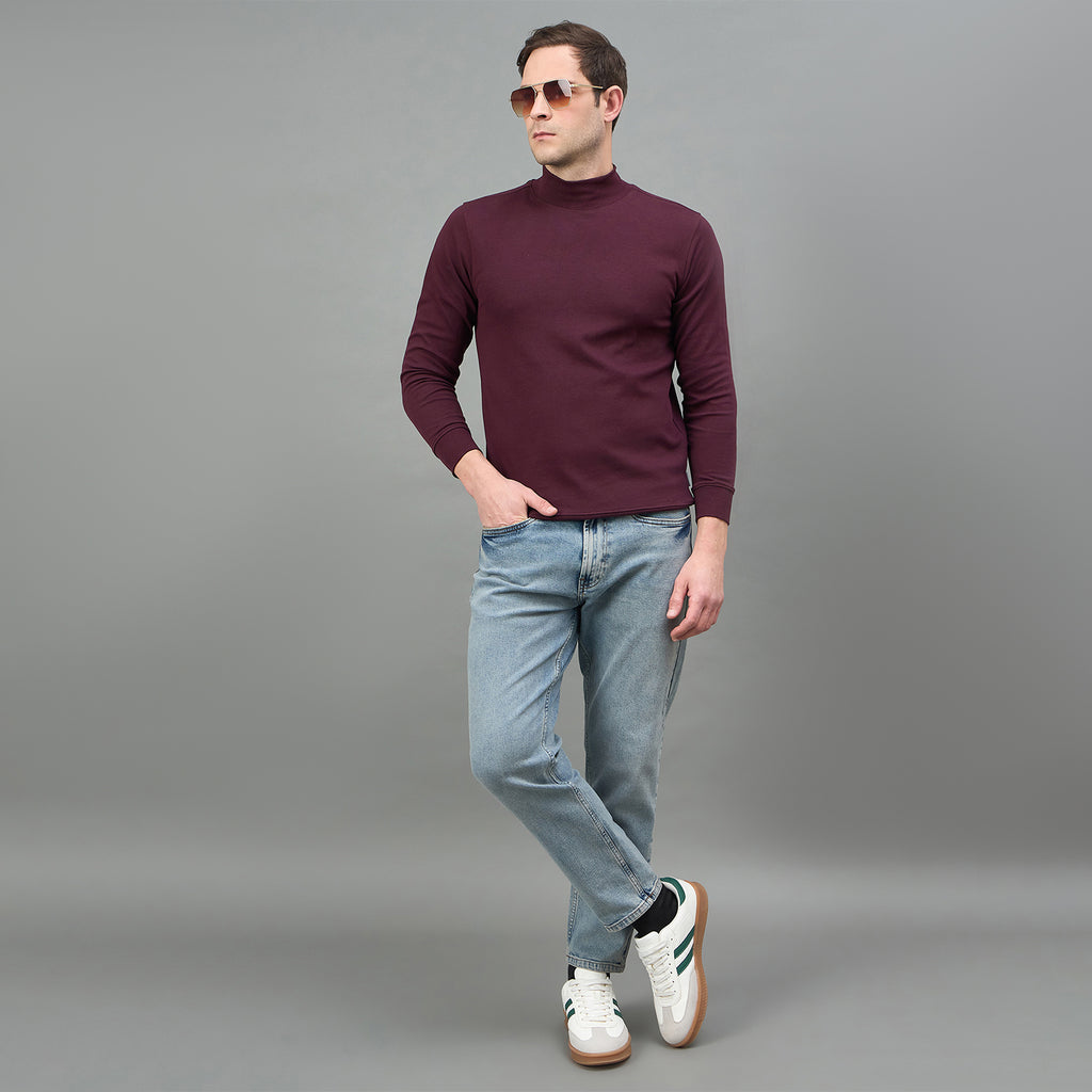 Duke Urban Men Turtle Neck Regular Sweatshirt (LF6435S)