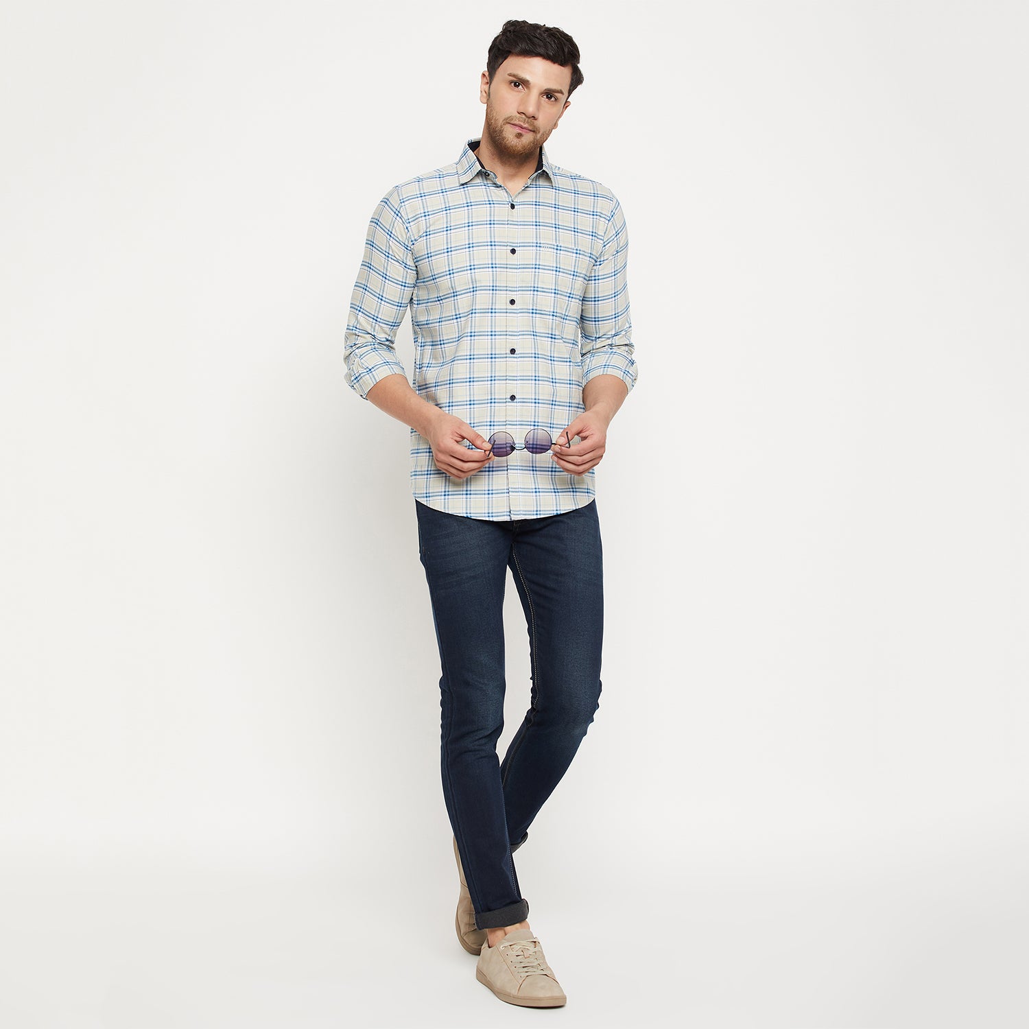 Duke Urban Men Full Sleeve Cotton Shirt (SDO5CKOR)
