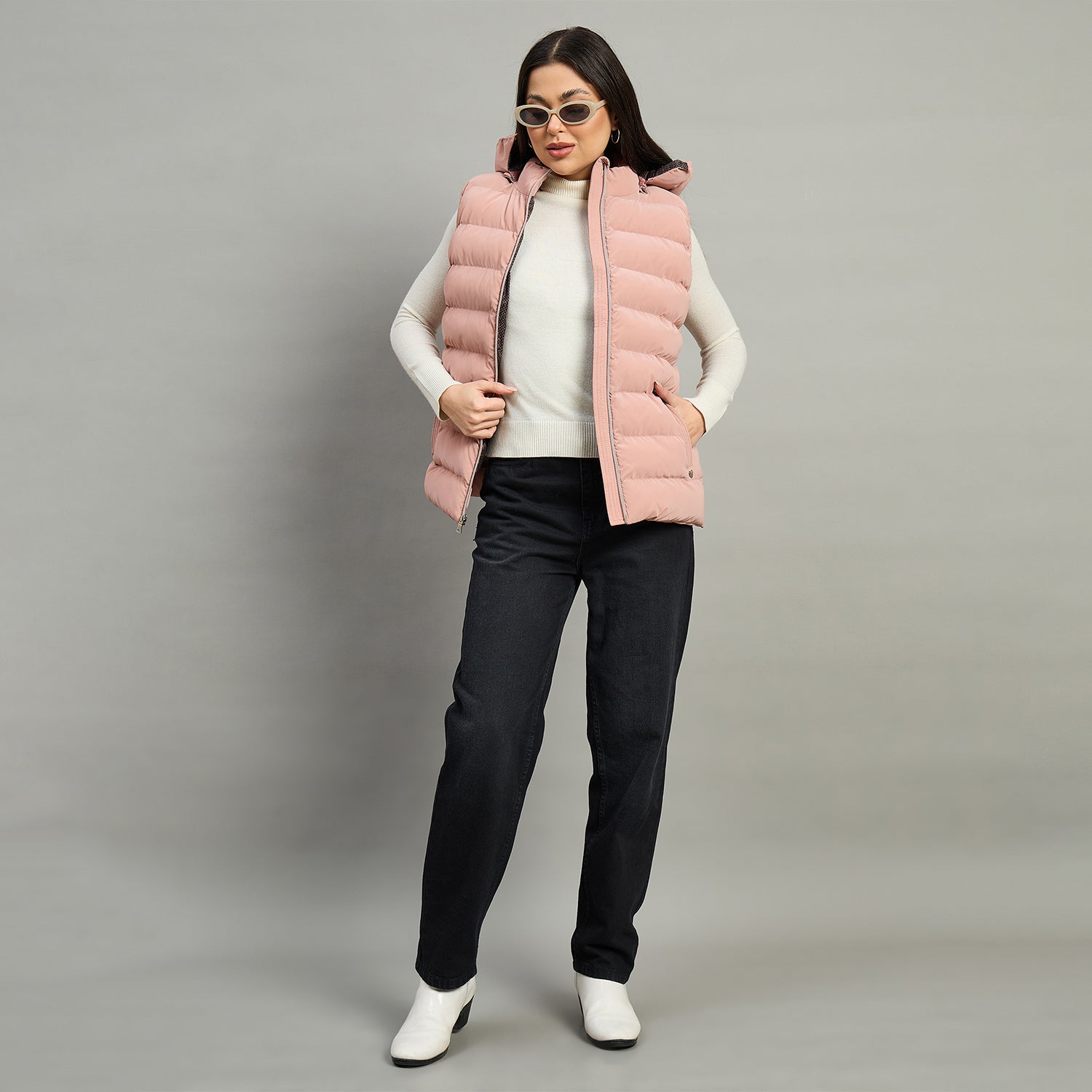 Duke Urban Women Sleeveless Hooded Jacket (SDZ4160)