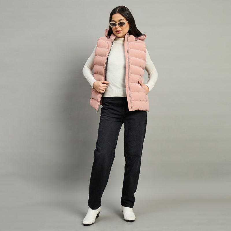 Duke Urban Women Sleeveless Hooded Jacket (SDZ4160)