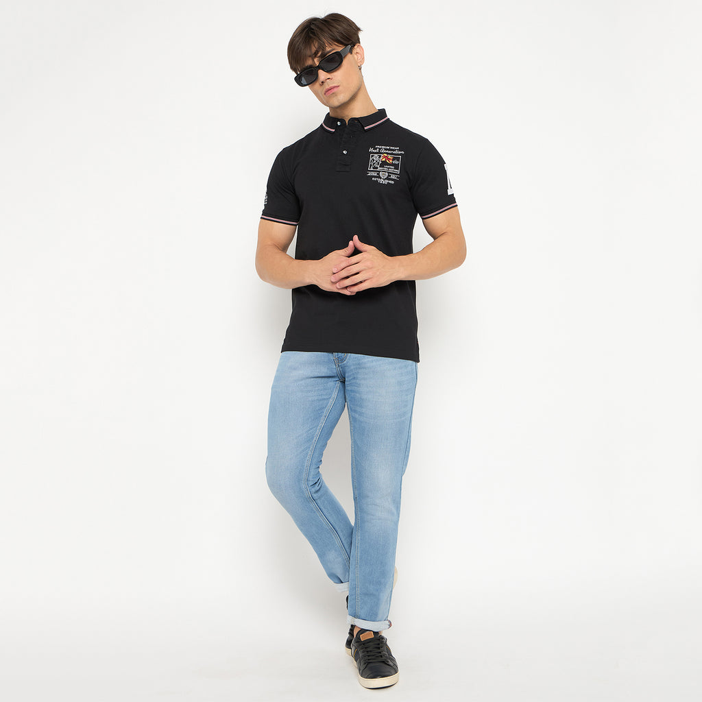 Duke Strardust Men Half Sleeve Cotton T-shirt (LF7043)