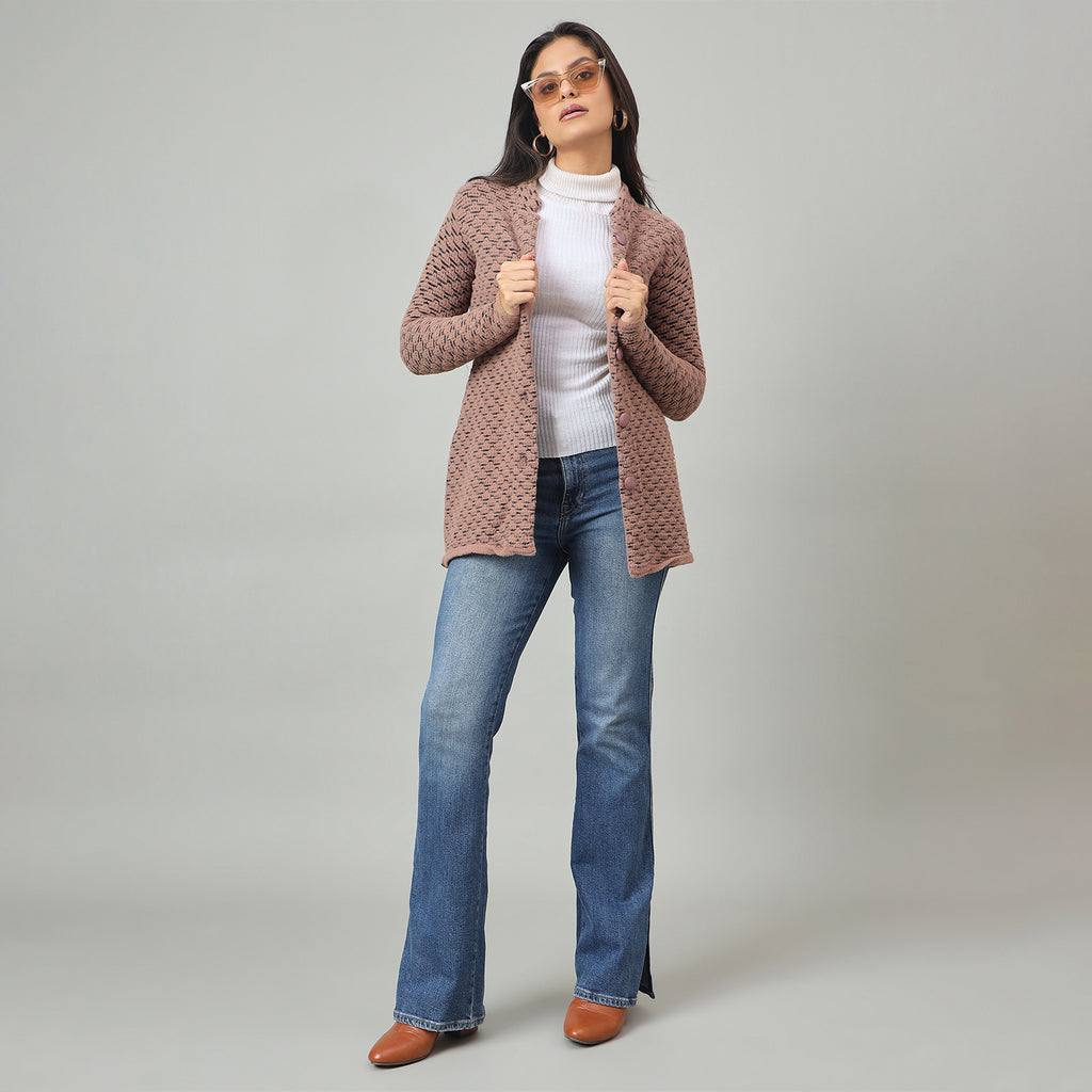 Duke Urban Women Long Coat Shortstyle Sweater (SDS1336)