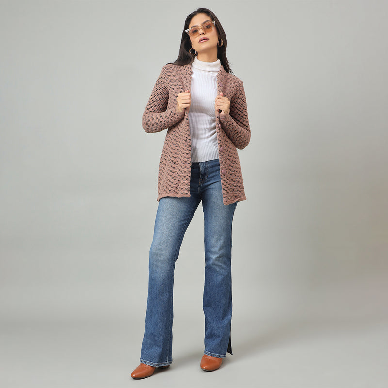 Duke Urban Women Long Coat Shortstyle Sweater (SDS1336)