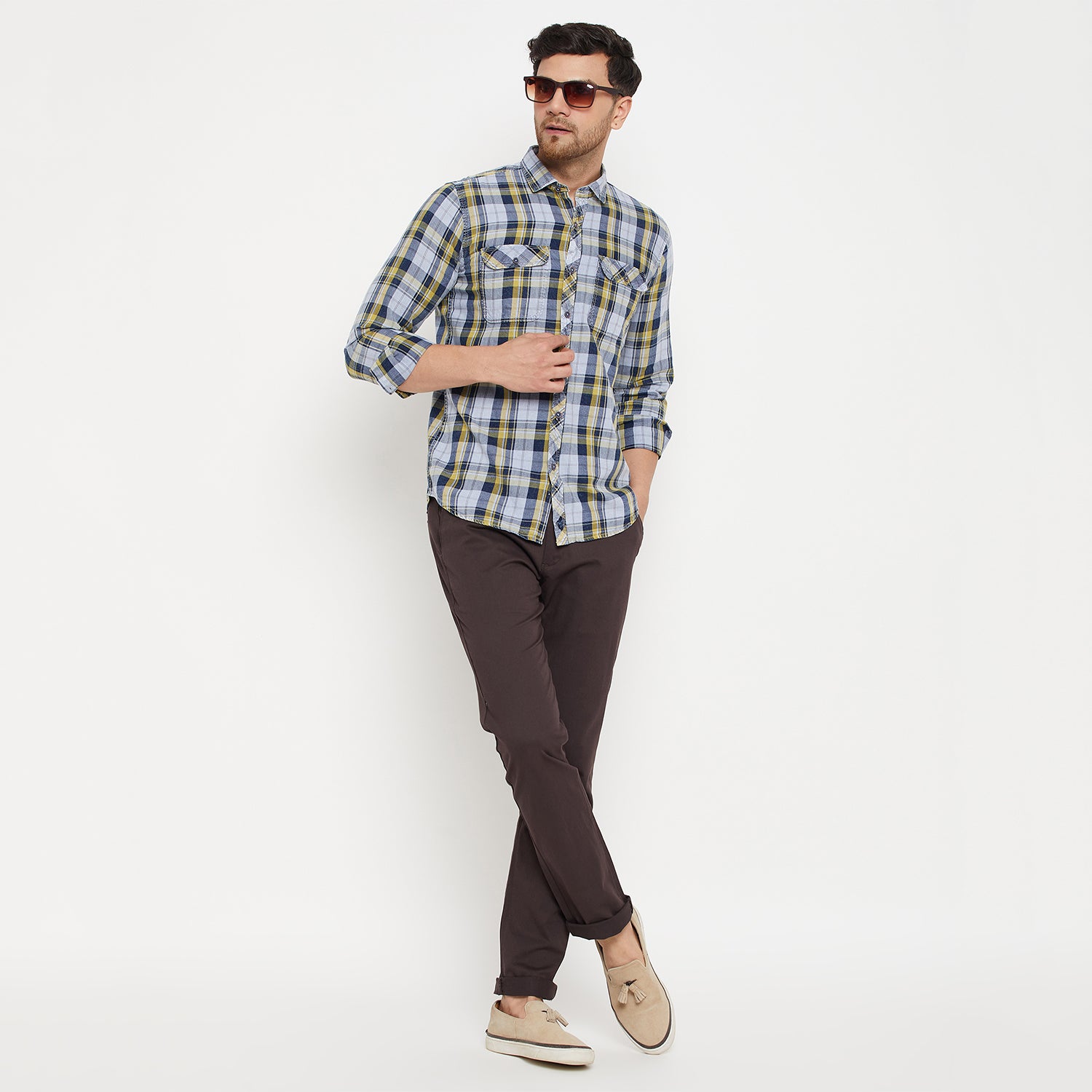 Duke Stardust Men Full Sleeve Cotton Shirt (SDO9CKIA)