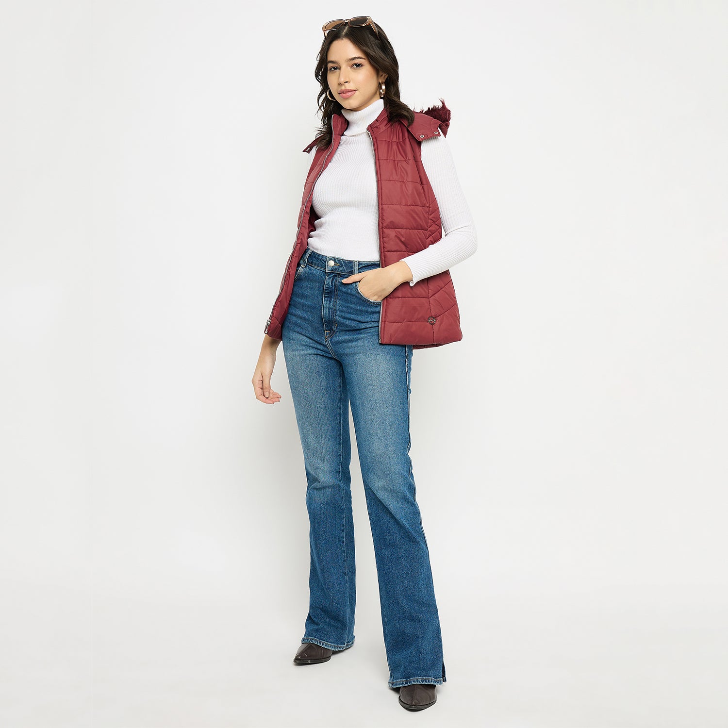 Duke Urban Women Sleeveless Jacket (SDZ4061)