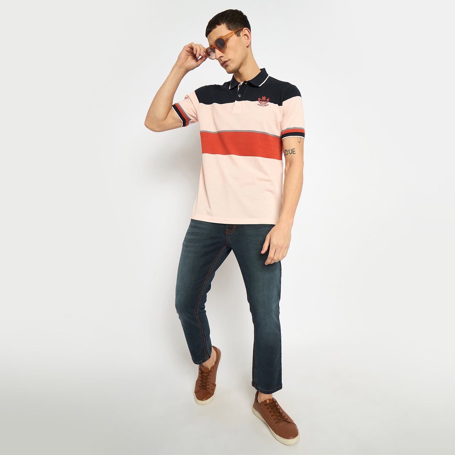 Duke Urban Men Half Sleeve Cotton Tshirt (LF7003)