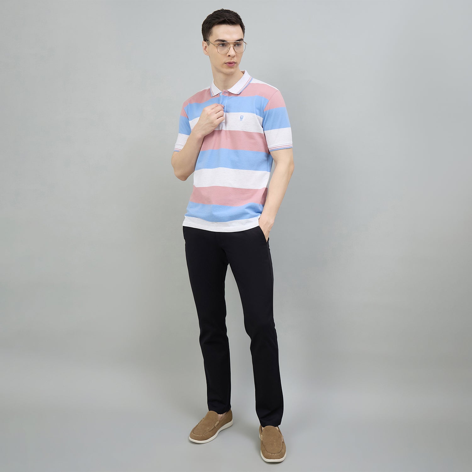 Duke Urban Men Flatfront Narrowfit Non-denim Casual Trouser (SDT4667)