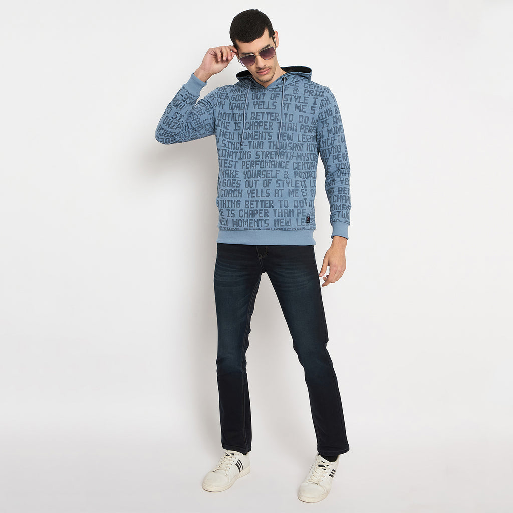 Duke Urban Men Full Sleeve Hooded Reversible Sweatshirt (LF6441)