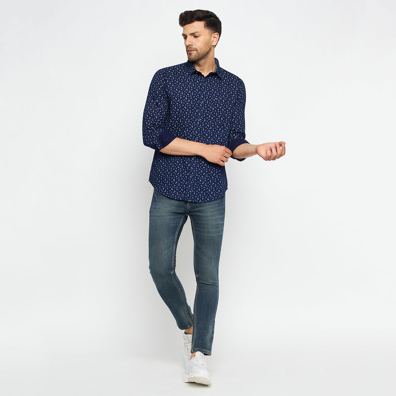 Duke Stardust Men Full Sleeve Cotton Shirts (SD7PRIAQ)