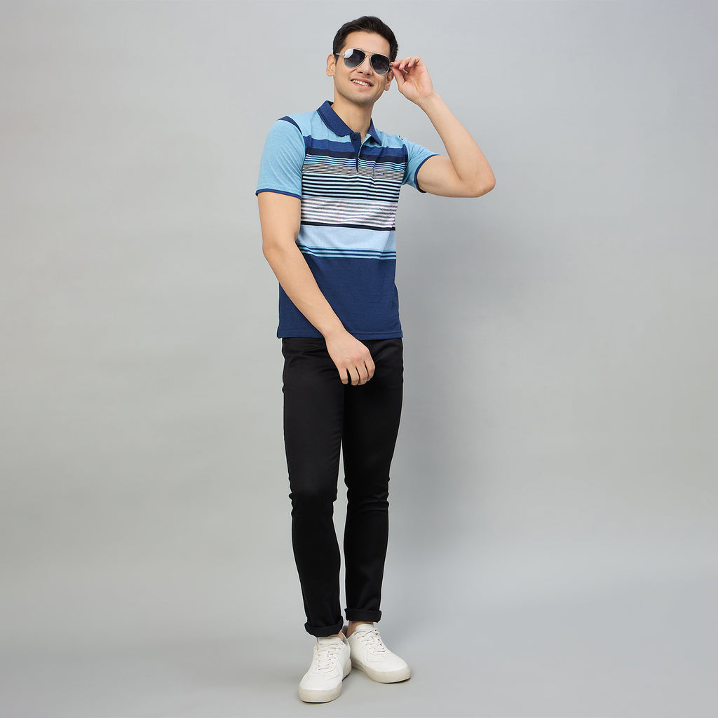 Duke Men Half Sleeve Cotton Regualr Fit Casual T-shirt (MLF1180)