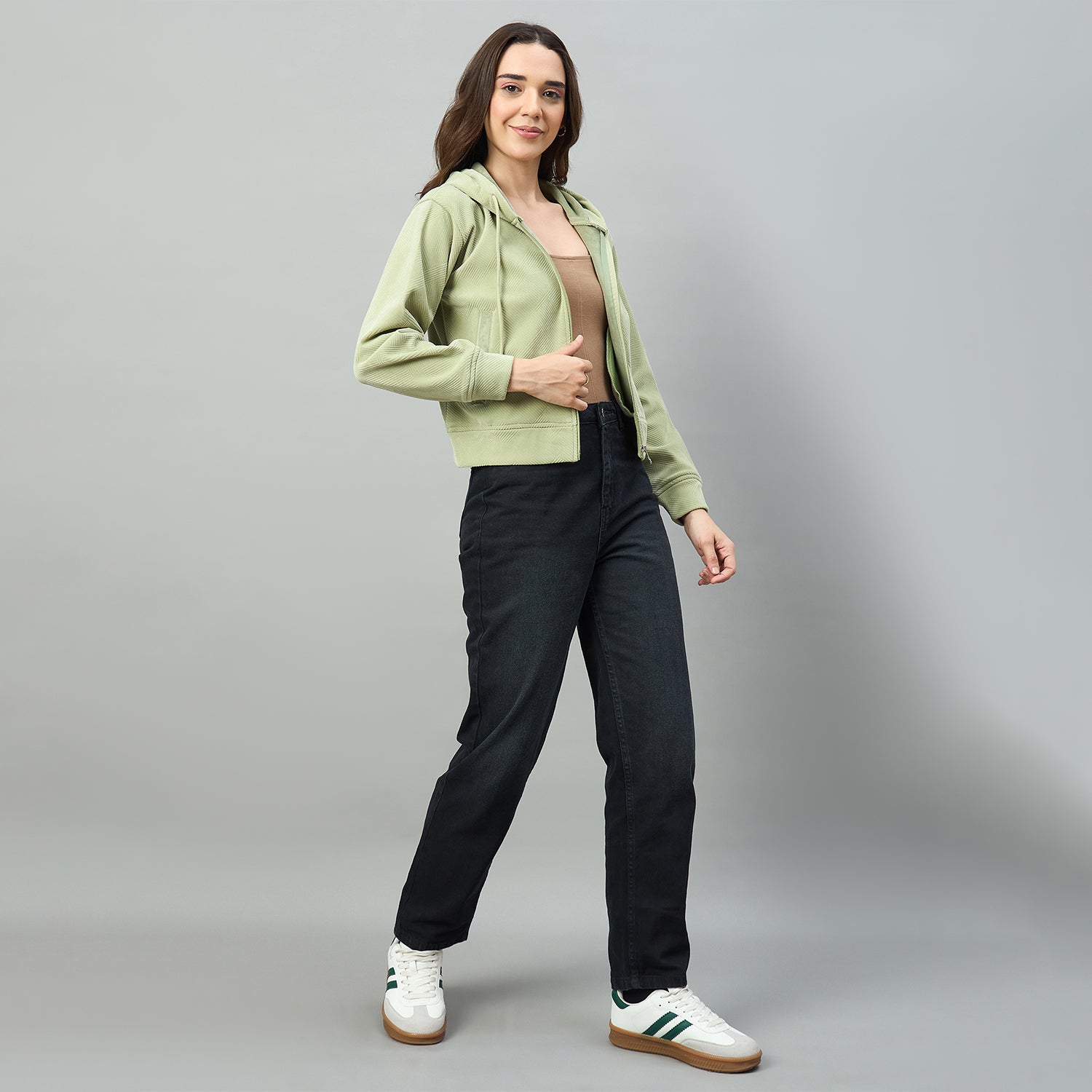 Duke Urban Women Full Sleeve Hooded Sweatshirt (LFX1007)