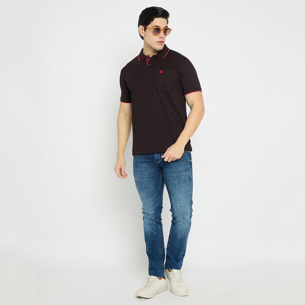 Duke Urban Men Half Sleeve Cotton Collared Tshirt (MSD67)