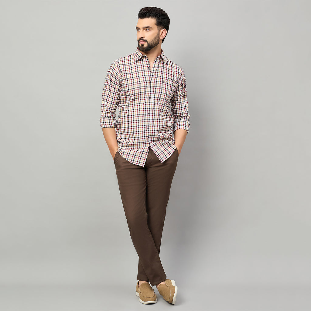 Duke Urban Men Full Sleeve Cotton Shirt (SDO5CKBE)
