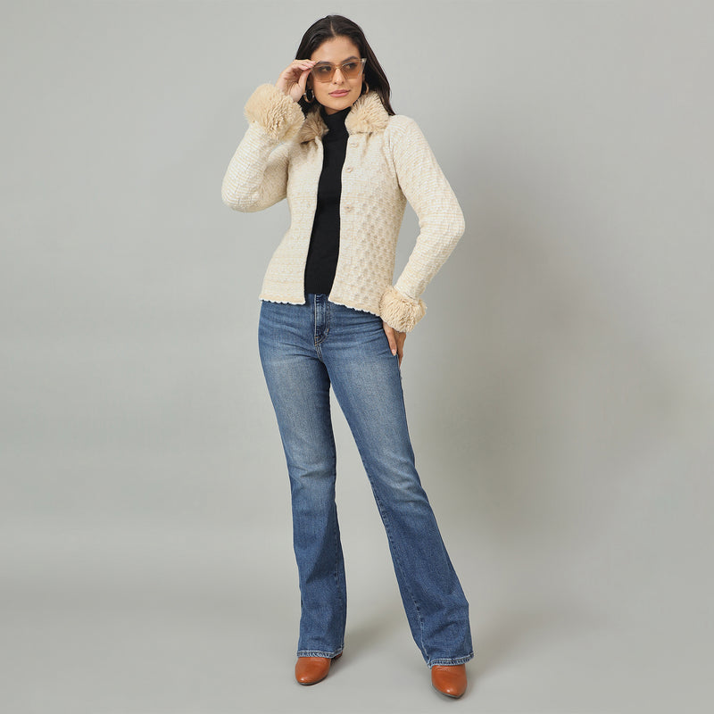 Duke Urban Women Front Open Short Sweater (SDS1308A)