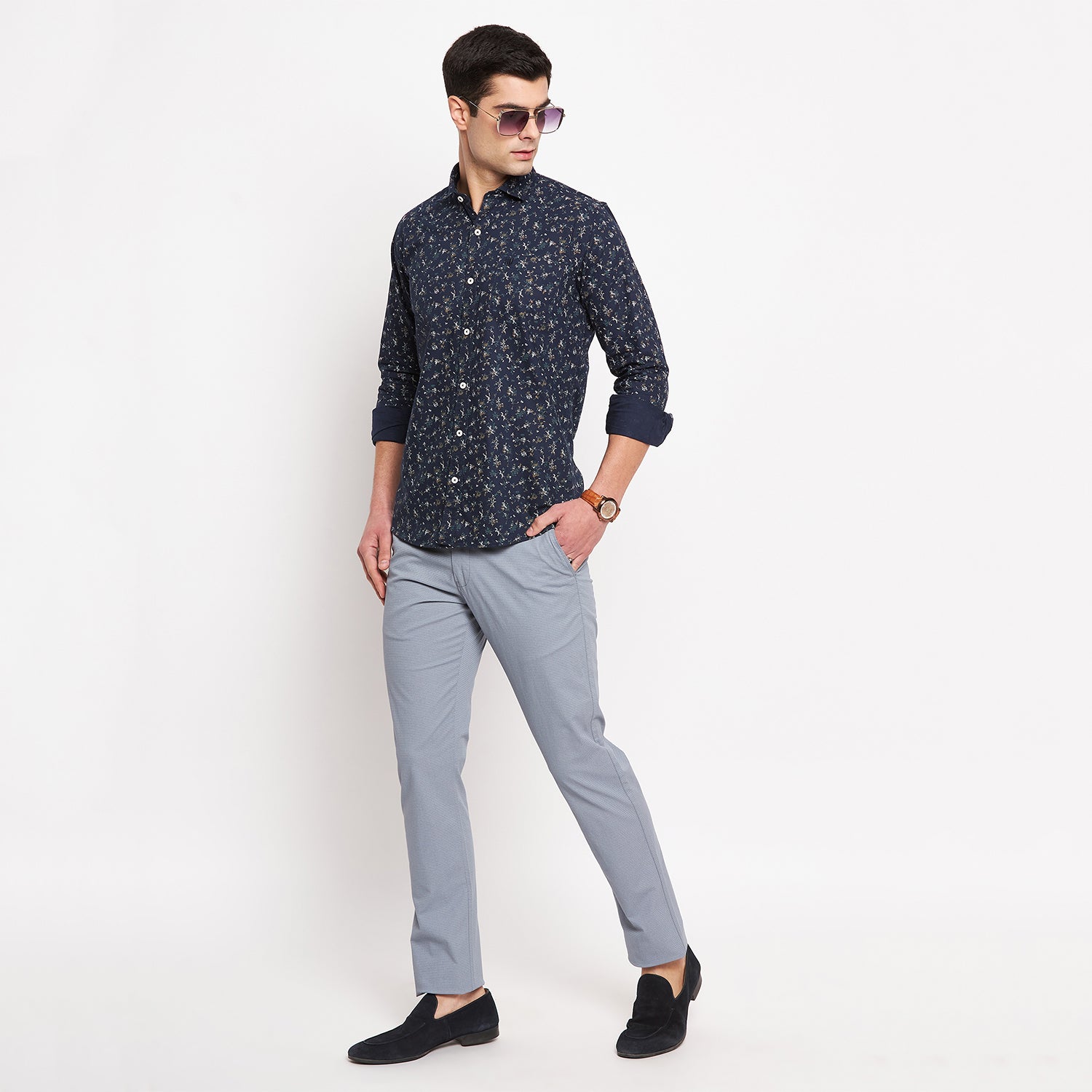 Duke Urban Men Slim Fit Trousers (SDT4572)