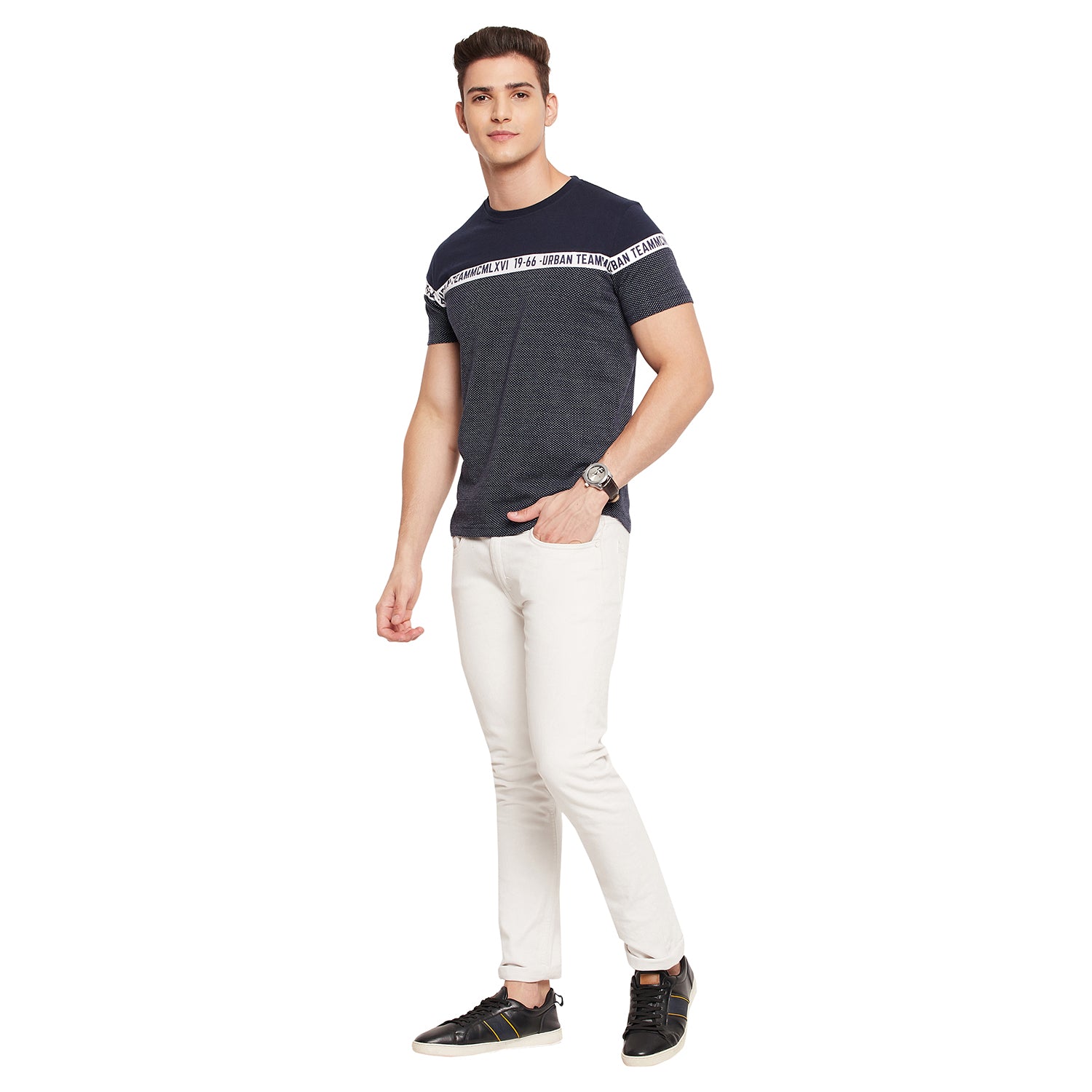 Duke Urban Men Half Sleeve Cotton T-shirt (LQ1953)