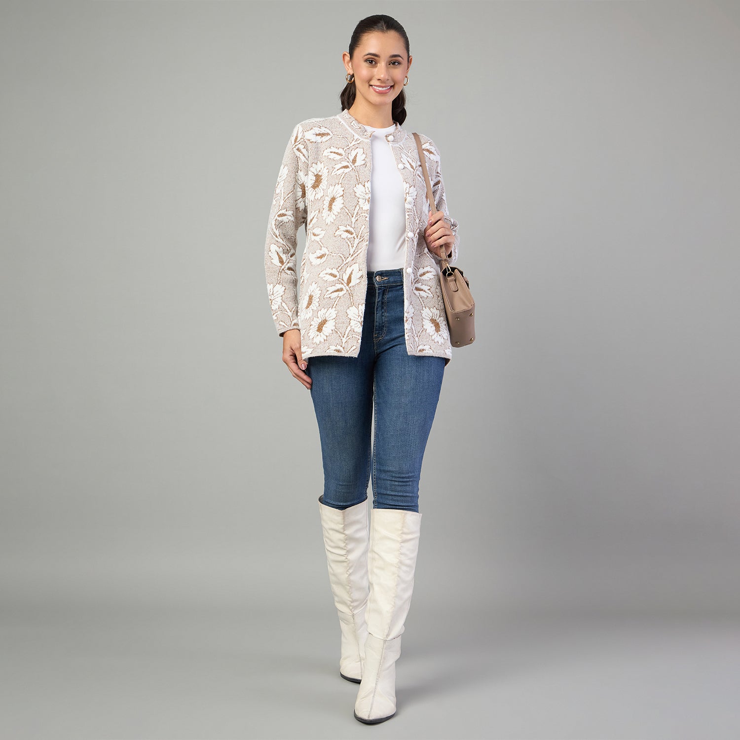 Duke Urban Women Front Open Regular Cardigan (ONSDS103)