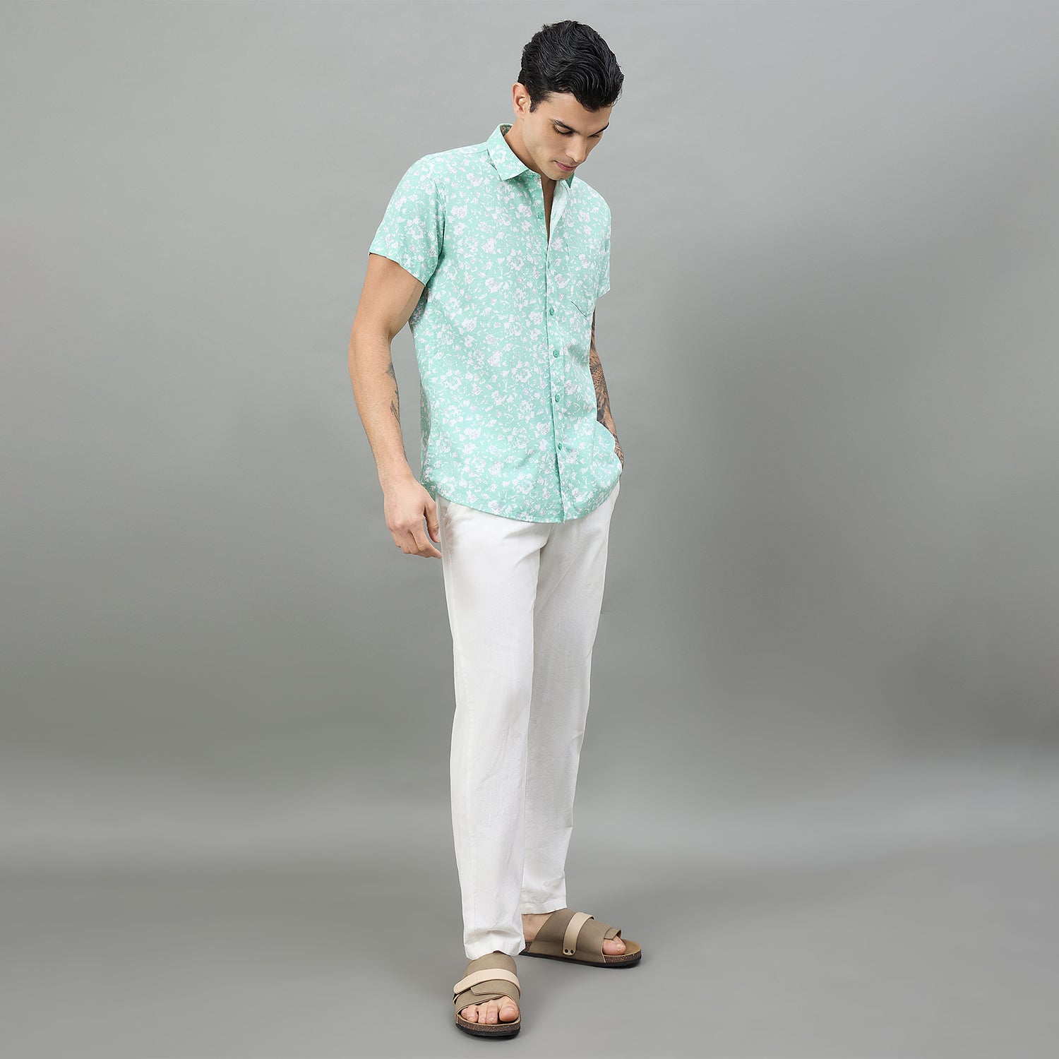 Duke Urban Men Short Style Casual Half Sleeve Shirt (SDO4PRAK)