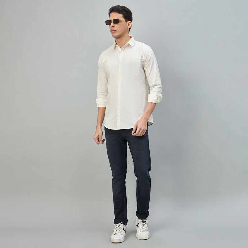 Duke Urban Men Pure Cotton Slim Fit Full Sleeve Casual Shirt (SDO5PLK)