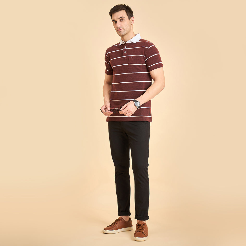 Duke Urban Men Half Sleeve Cotton Polo Tshirt (ON2153)
