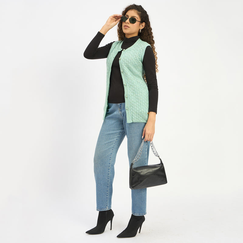 Duke Urban Women Sleeveless Cardigan (SDS1266N)