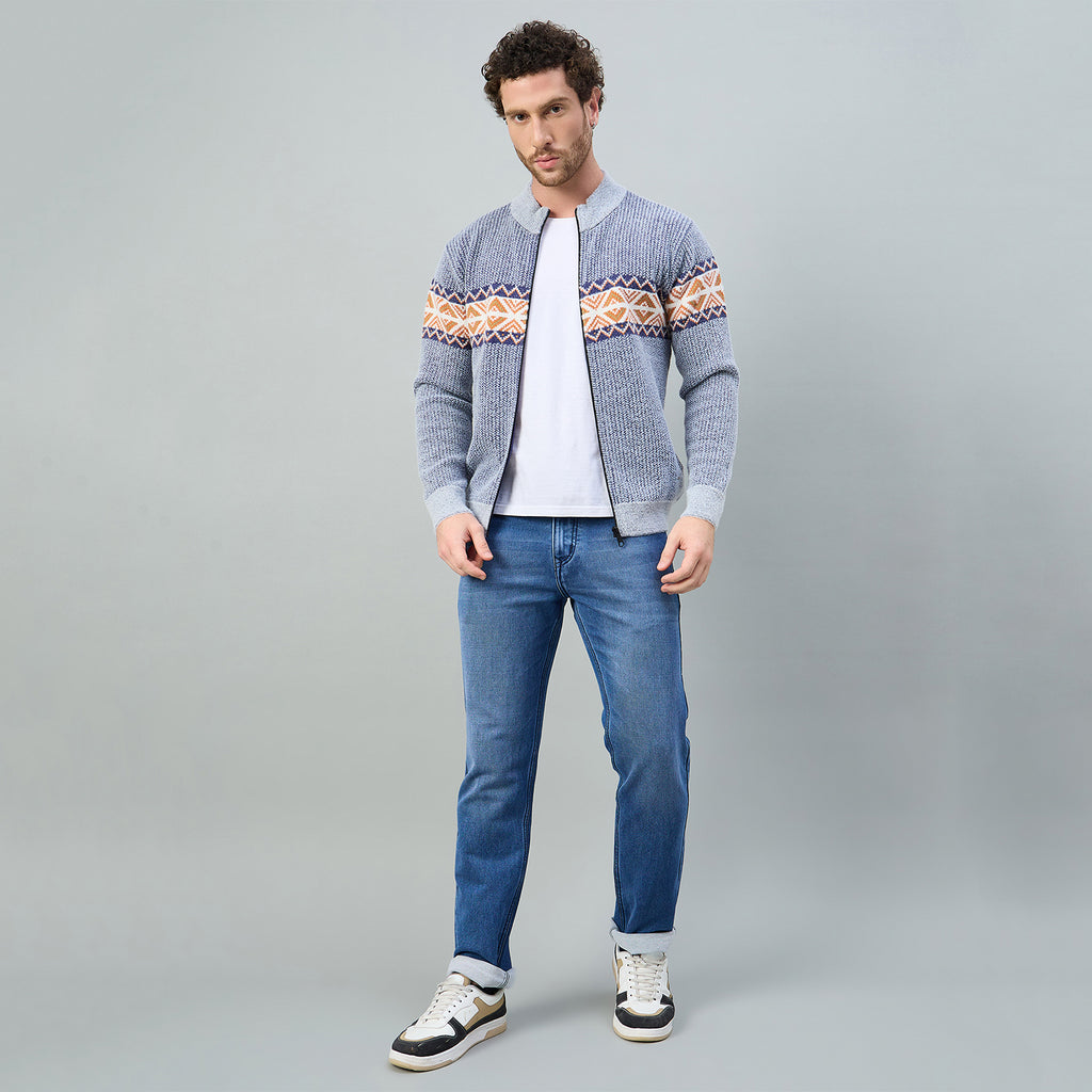 Duke Men Full Zip Regular Cardigan (SDS2214B)