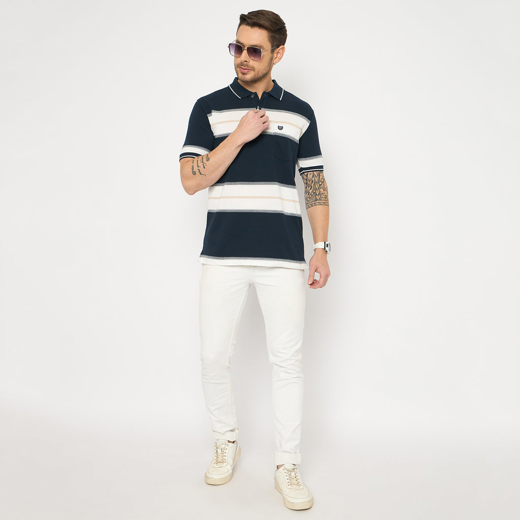 Duke Urban Men Half Sleeve Cotton Tshirt (LF7376)