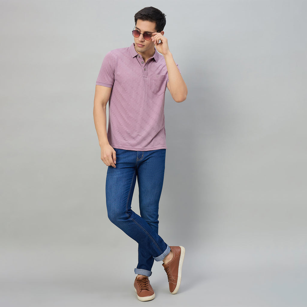 Duke Men Half Sleeve Cotton Regualr Fit Casual T-shirt (LF7978)