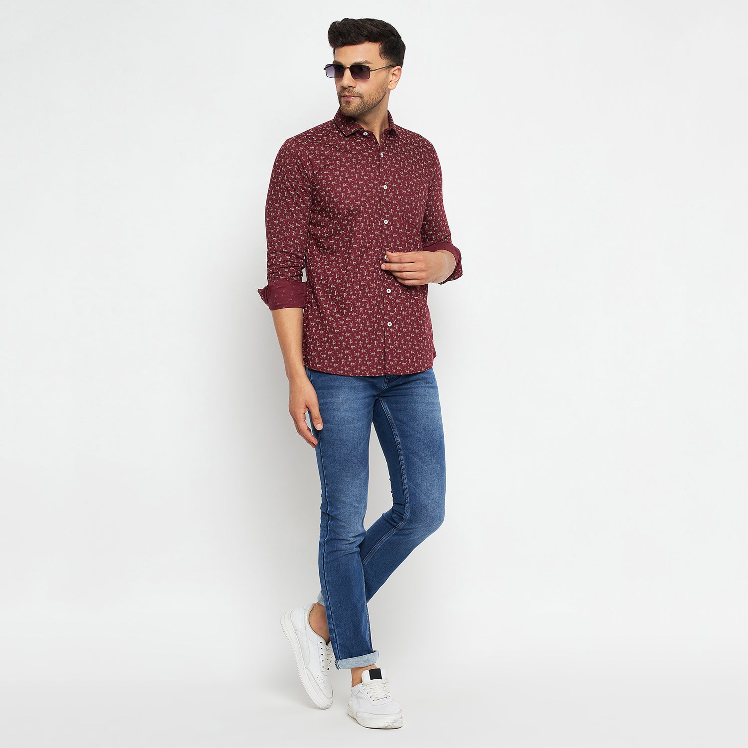 Duke Urban Men Full Sleeve Cotton Shirts (SDO8PROG)