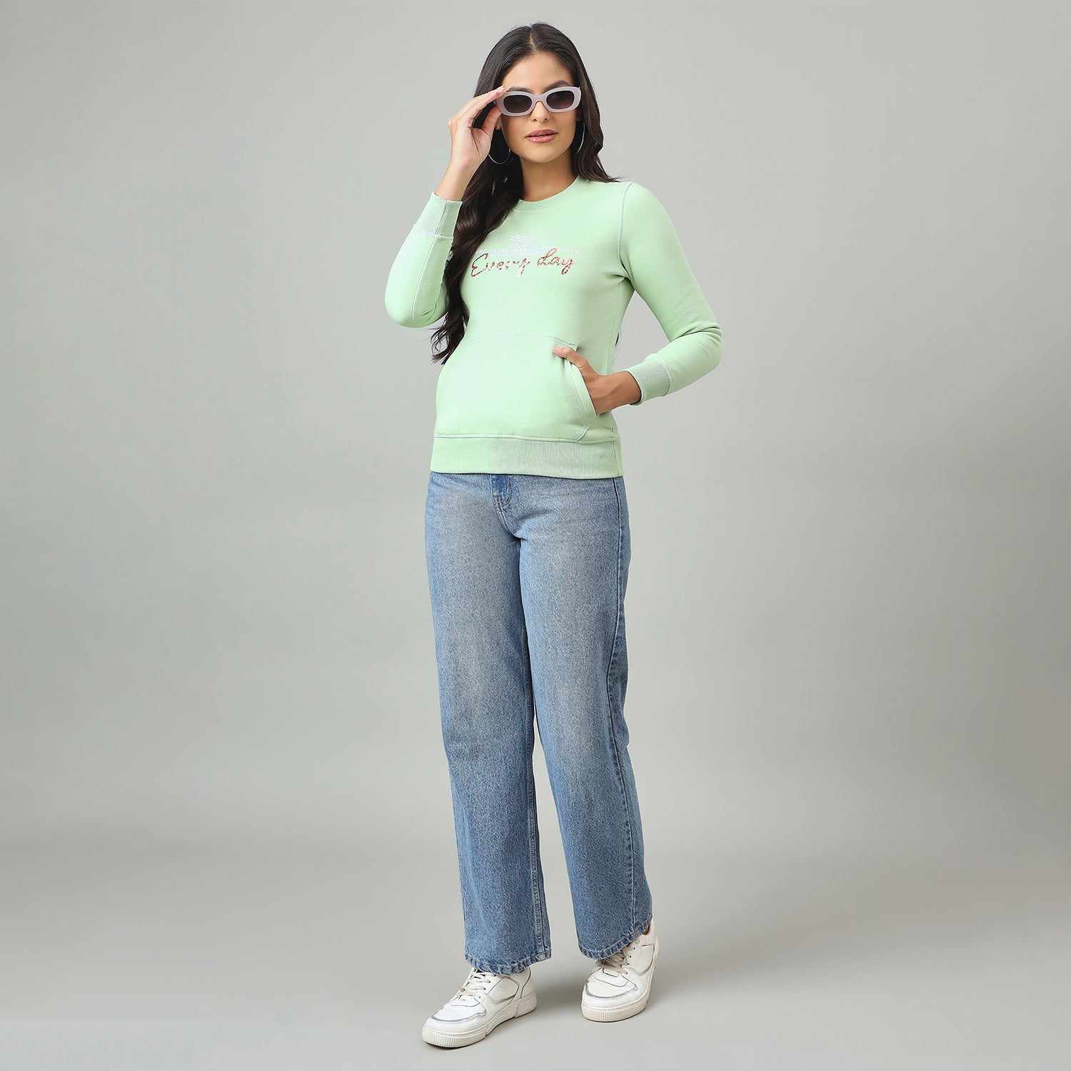 Duke Urban Women Round Neck Regular Sweatshirt (LFX1003)