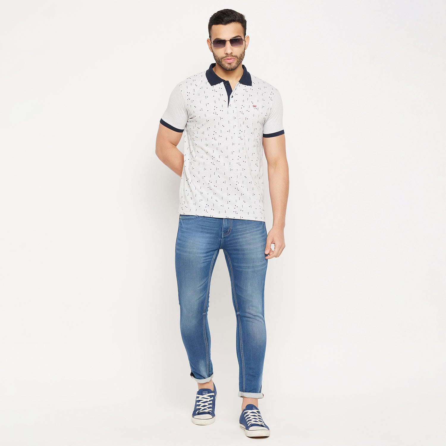 Duke Stardust Men Half Sleeve Polo Neck Cotton T-shirt (3966)