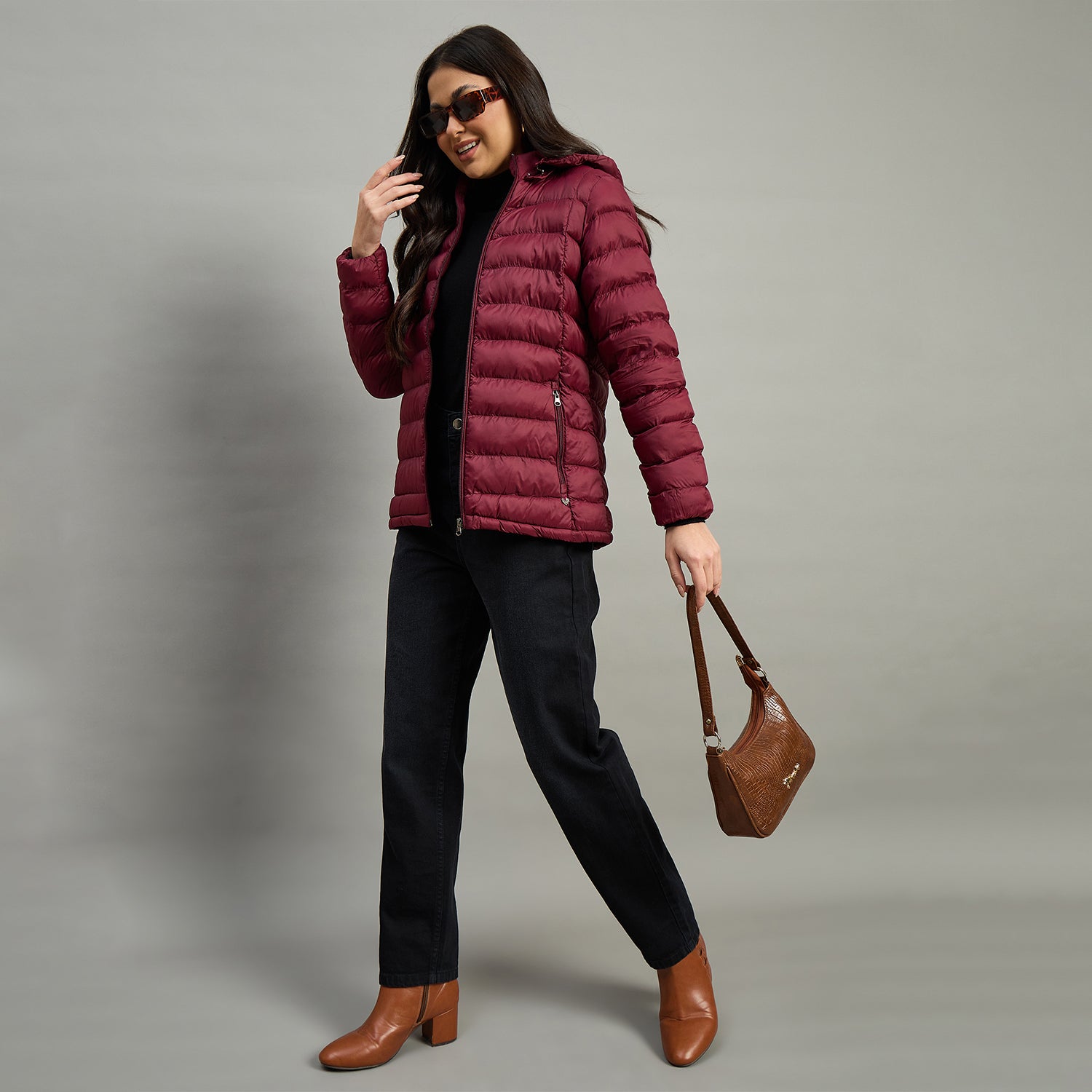 Duke Urban Short Style Hooded Bomber Jacket (SDZ4029N)