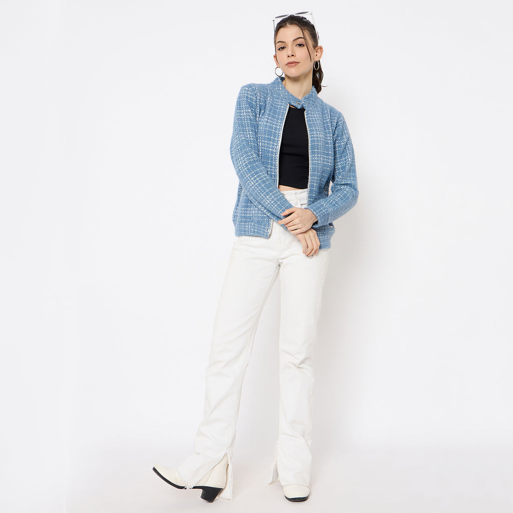 Duke Urban Women Full Sleeve Zipper Sweatshirt (LFX863)