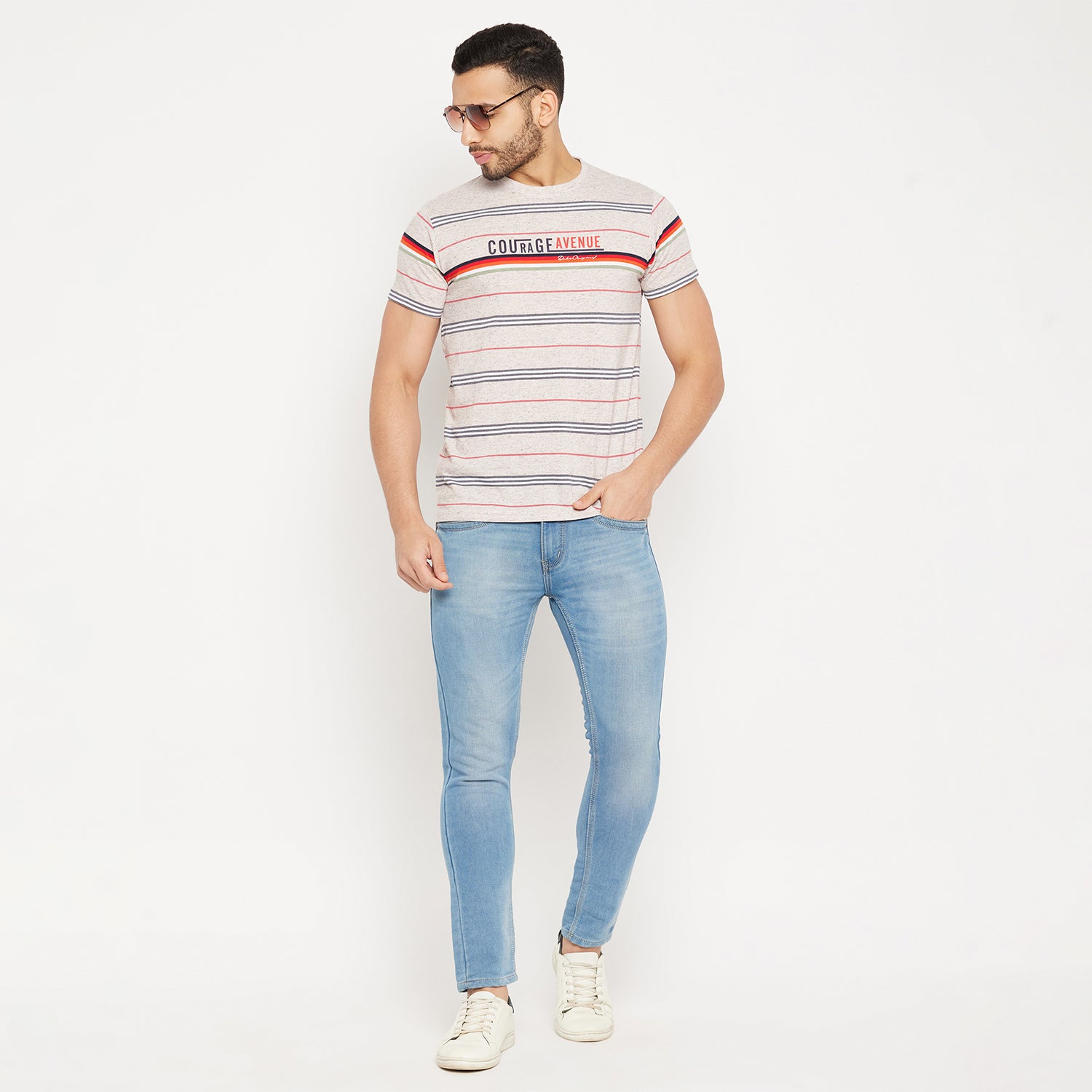 Duke Stardust Men Half Sleeve Round Neck Cotton T-shirt (4022)