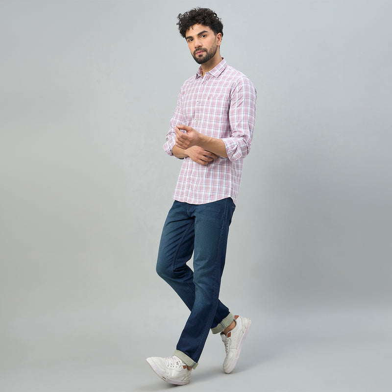 Duke Urban Men Shortstyle Checkered Shirt (SDO9CKT)