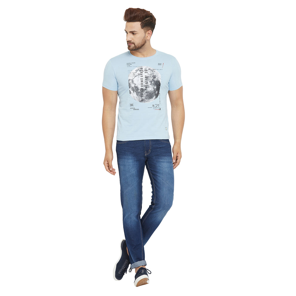 Duke Stardust Men Cotton Blend Half Sleeve T.Shirt (LF4854)