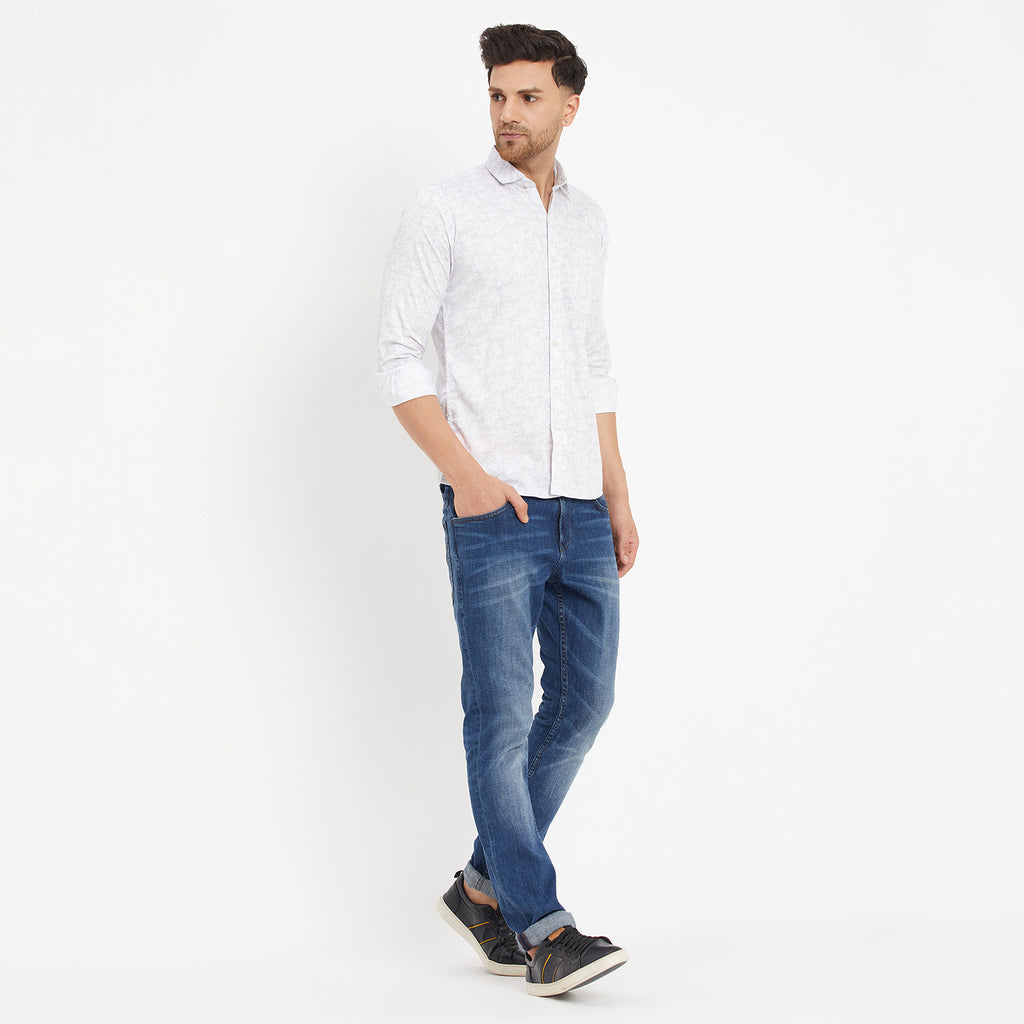 Duke Stardust Men Full Sleeve Cotton Shirt (SDO8PRTI)