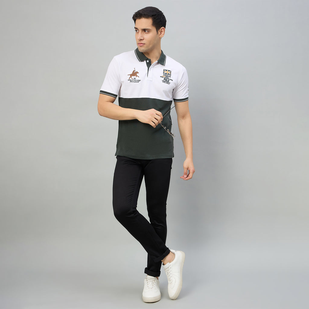 Duke Men Half Sleeve Cotton Regualr Fit Casual T-shirt (LF7975)