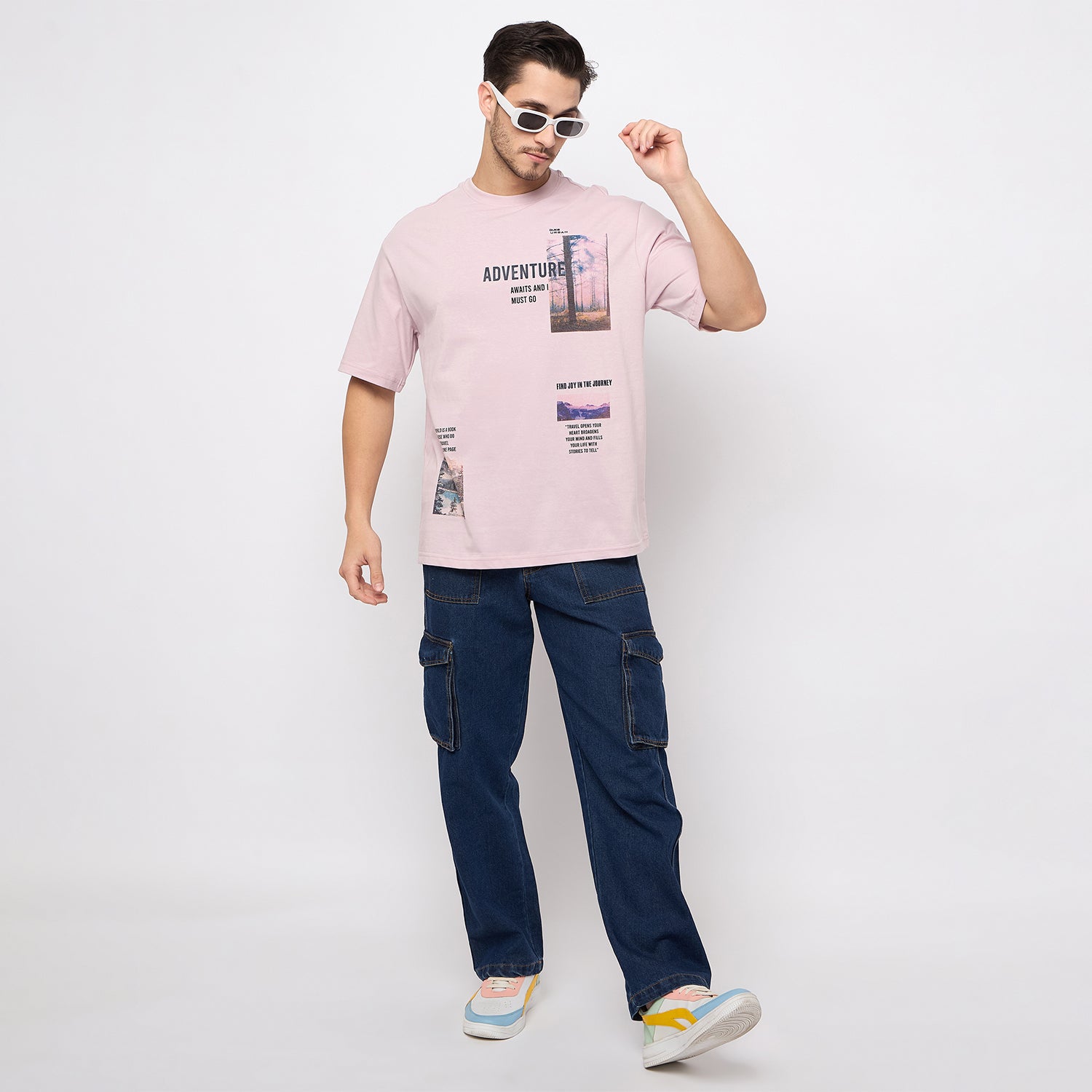 Duke Urban Men Half Sleeve Cotton T-shirt (LF7234)