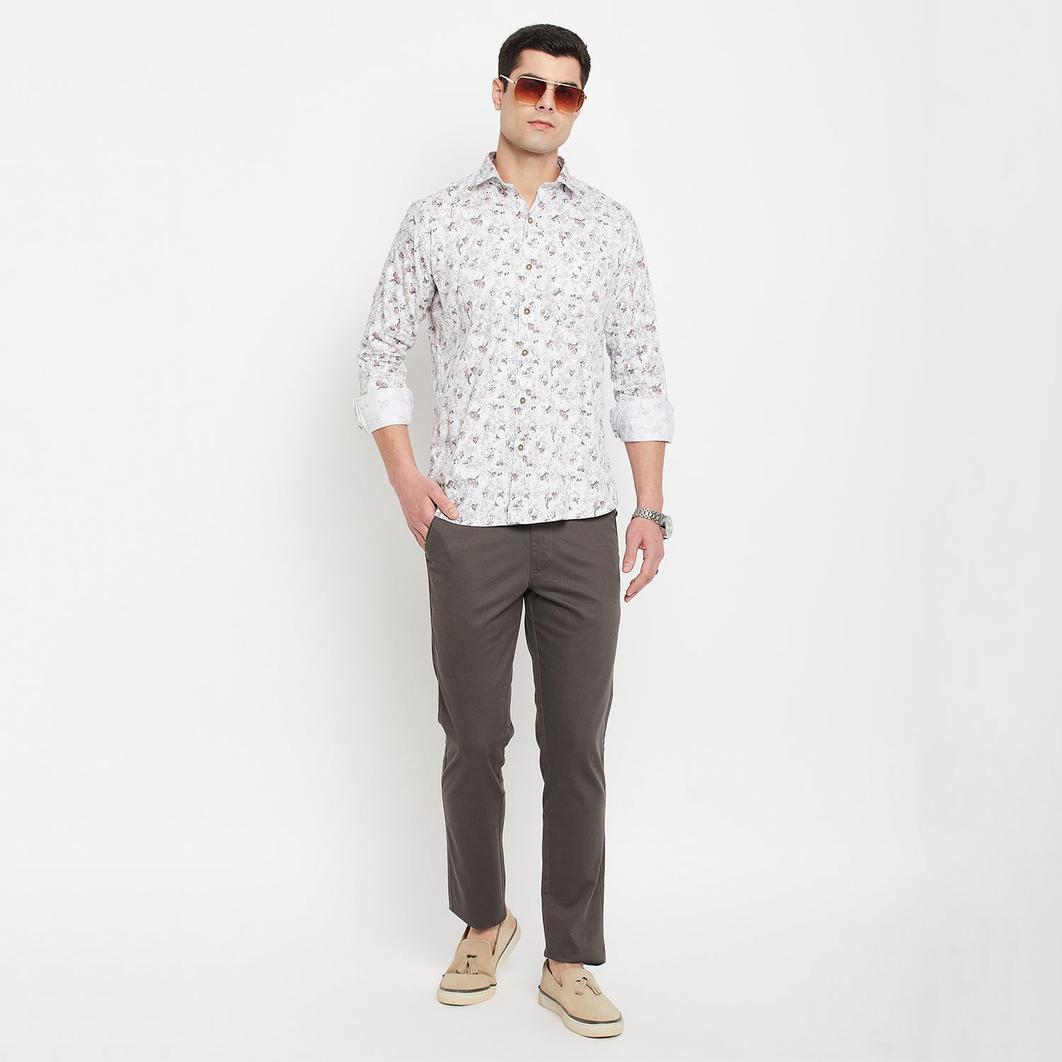 Duke Urban Men Full Sleeve Cotton Shirt (SDO8PRST)