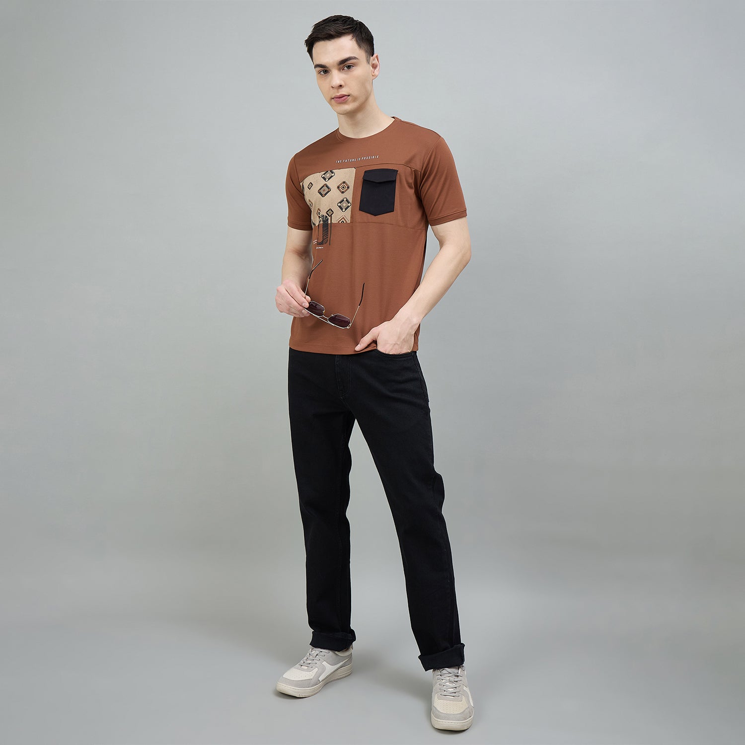 Duke Urban Men Half Sleeve Printed Slim fit Polo T-Shirt (LF7612)