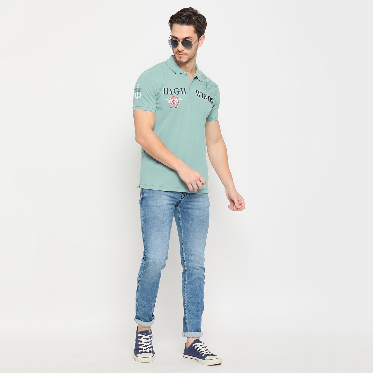 Duke Urban Men Half Sleeve Cotton T-shirt (LF7107)