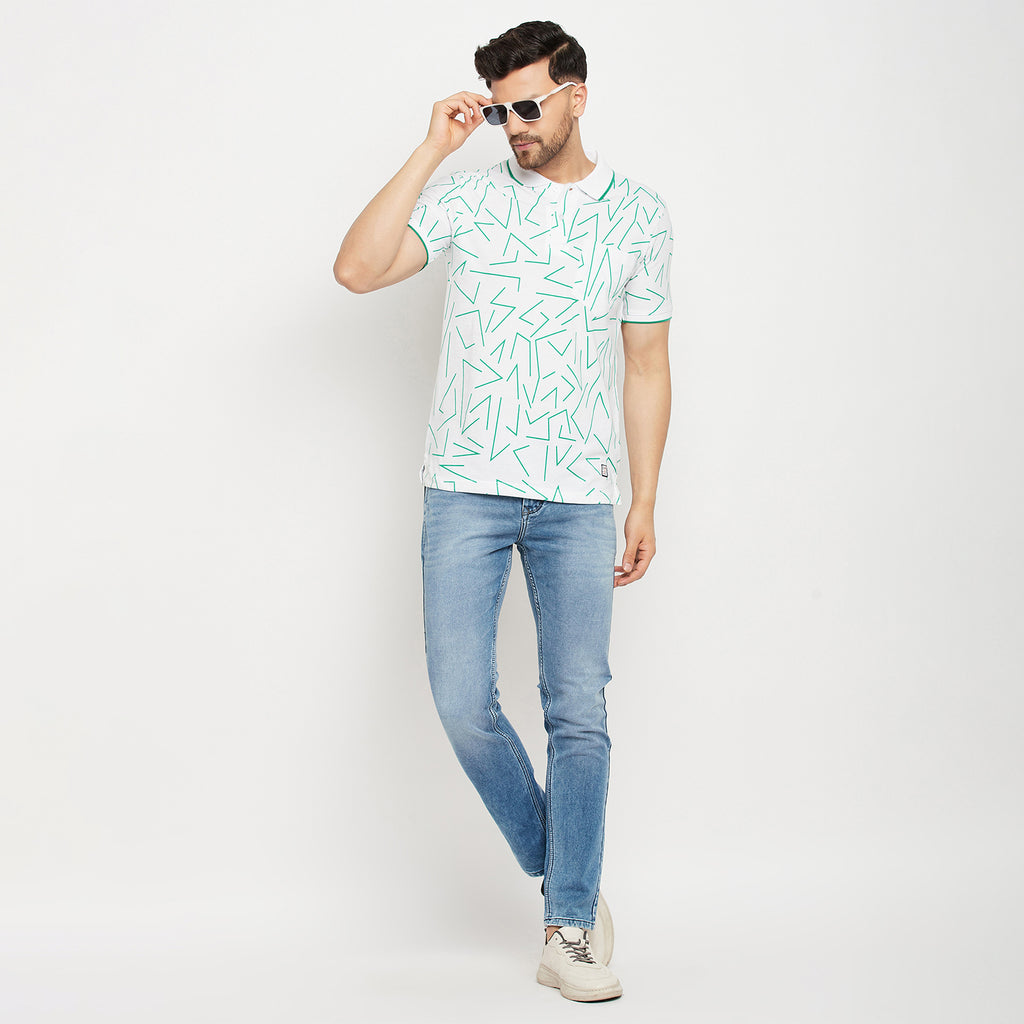 Duke Stardust Men Half Sleeve Polo Neck Cotton T-shirt (1142)