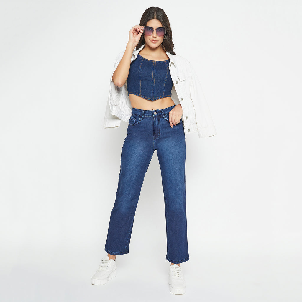 Duke Urban Women Straight Fit Stretchable Jeans (SDD6744)