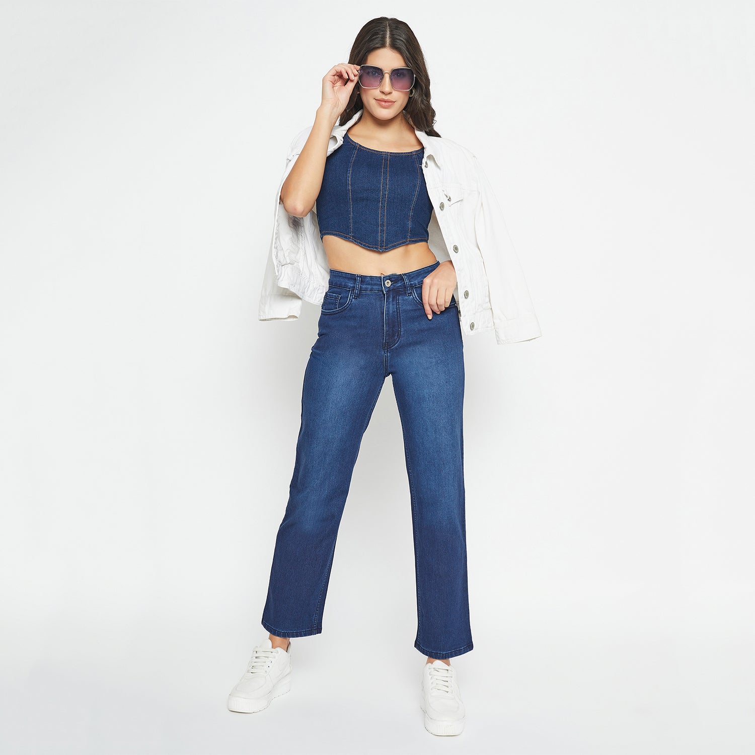 Duke Urban Women Straight Fit Stretchable Jeans (SDD6744)
