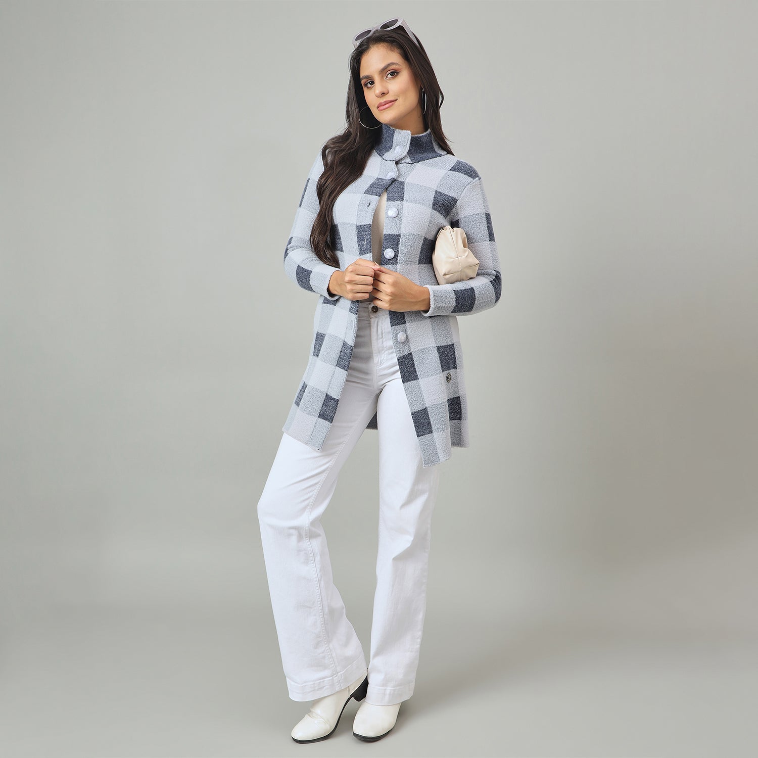 Duke Urban Women Long Coat Regular Sweater (SDS1351)