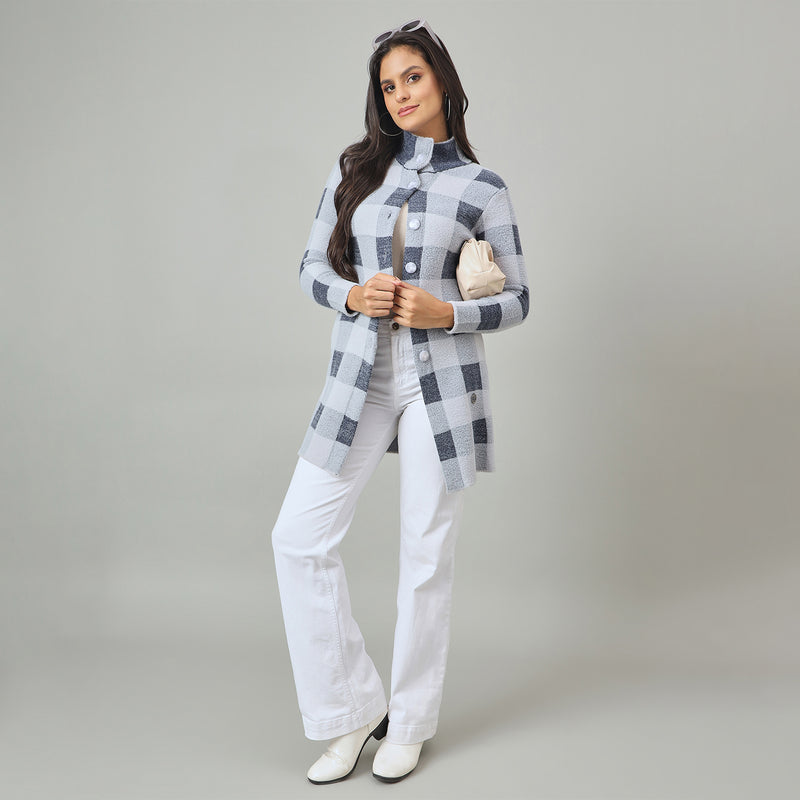 Duke Urban Women Long Coat Regular Sweater (SDS1351)