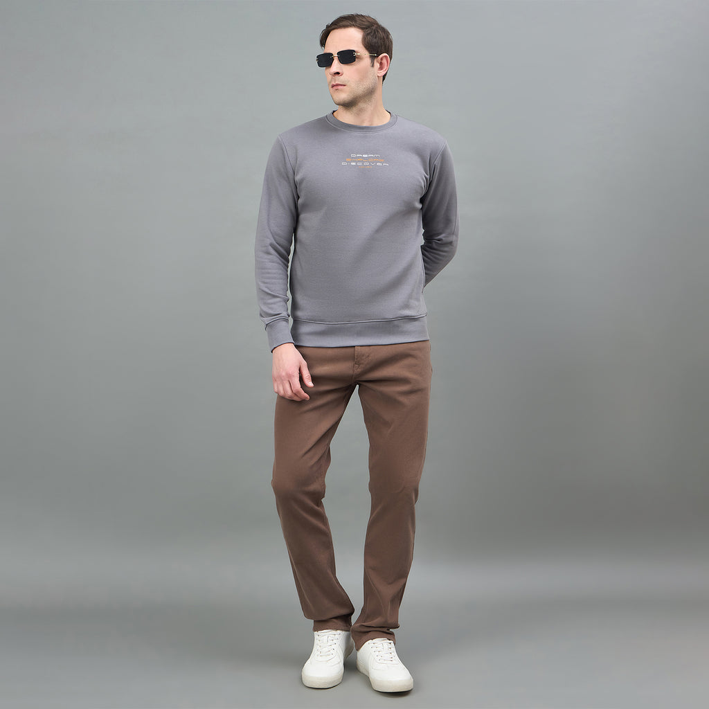Duke Urban Men Solid Sweatshirt (LF6451)