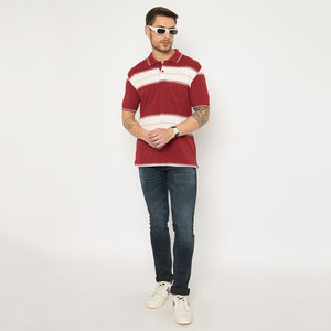 Duke Men Half Sleeve Cotton Tshirt (LF7376)