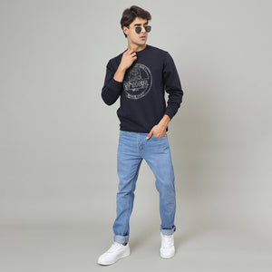 Duke Men Round Neck Regular Sweatshirt (LF6398)